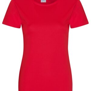 AWDis Just Cool Women's Cool Polyester Smooth T - Fire Red