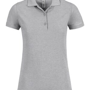 B&C Safran Timeless Women's Polo Shirt - Heather Grey