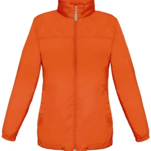 B&C Sirocco Women's Lightweight Windbreaker - Orange