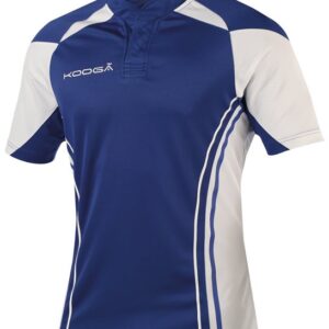 Kooga Junior stadium rugby match shirt - royal/white