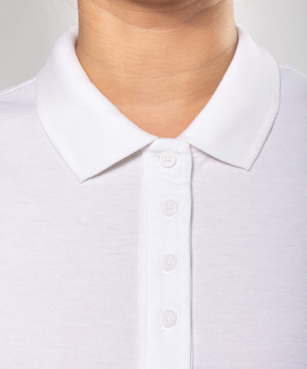 Kariban Ladies’ organic piqué short-sleeved polo shirt