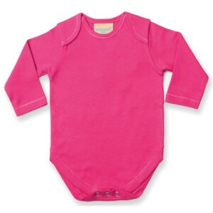 Larkwood Long Sleeve Baby Bodysuit - Fuchsia