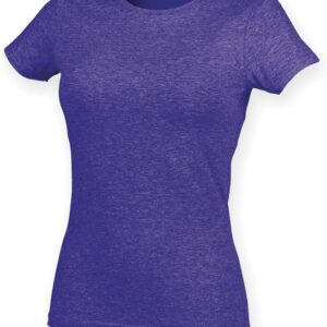 SF Brand Feel Good Women's Stretch T-shirt Heather Purple