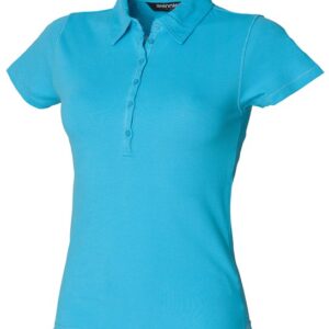 SF Brand Women's Sretch Polo - Surf Blue